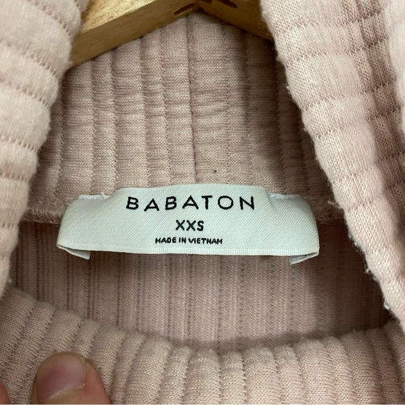 Babaton Aritzia Ribbed Cropped Turtleneck Top - Picture 12 of 16